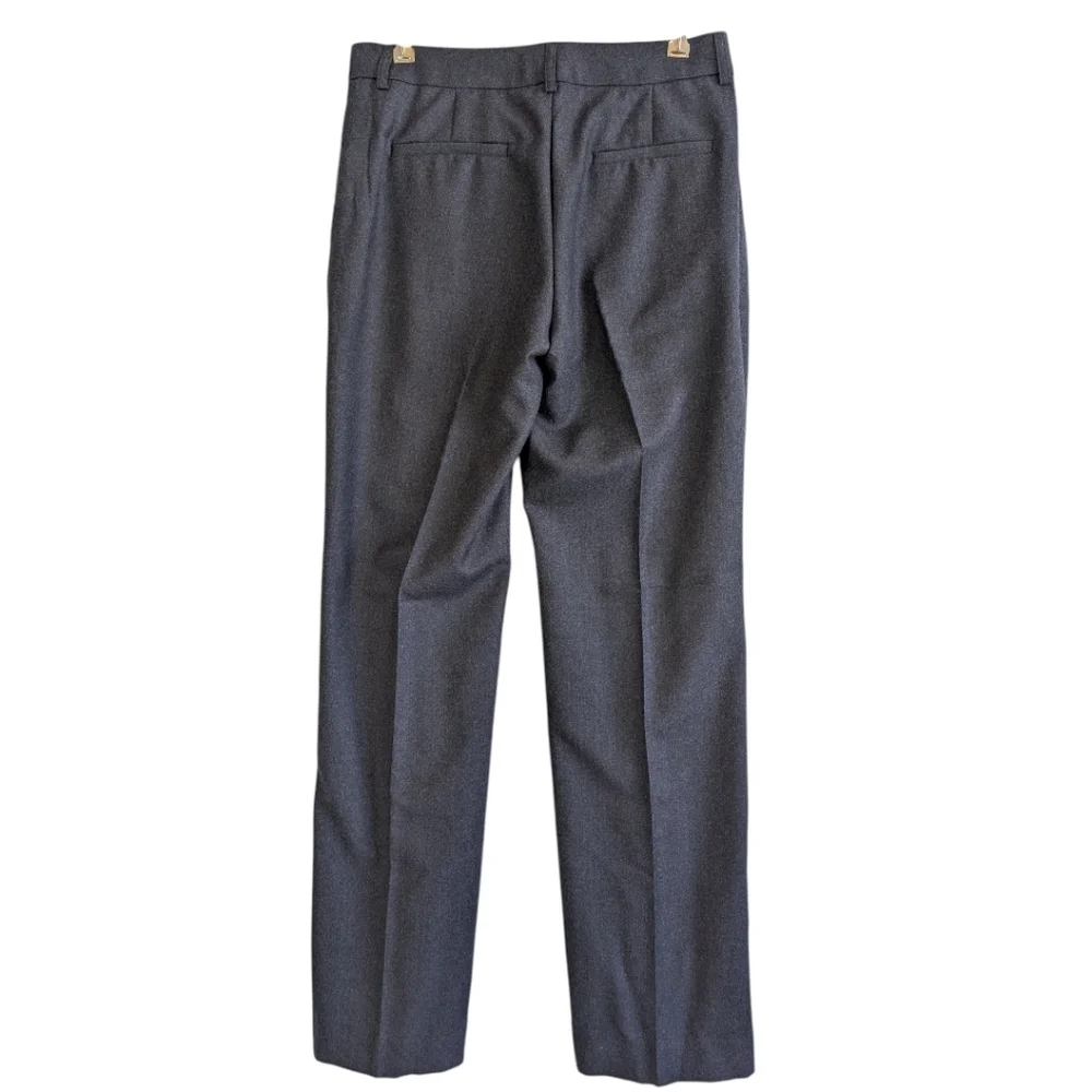 Pendleton Virgin Wool Straight Leg Pants Navy Blue Size 4